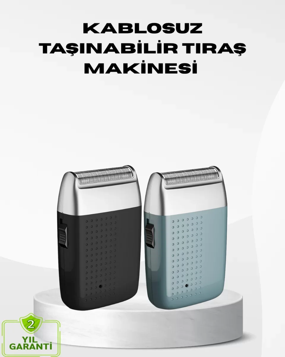 Kablosuz Şarjlı Sakal Tıraş Makinesi – Kuru Kullanım, Uzun Pil Ömrü - Lisinya