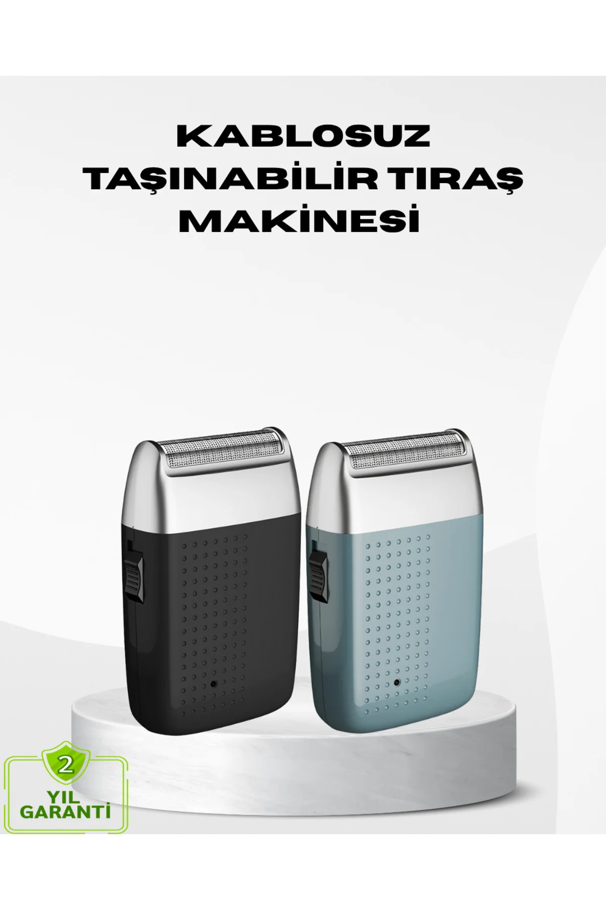 Kablosuz Şarjlı Sakal Tıraş Makinesi – Kuru Kullanım, Uzun Pil Ömrü