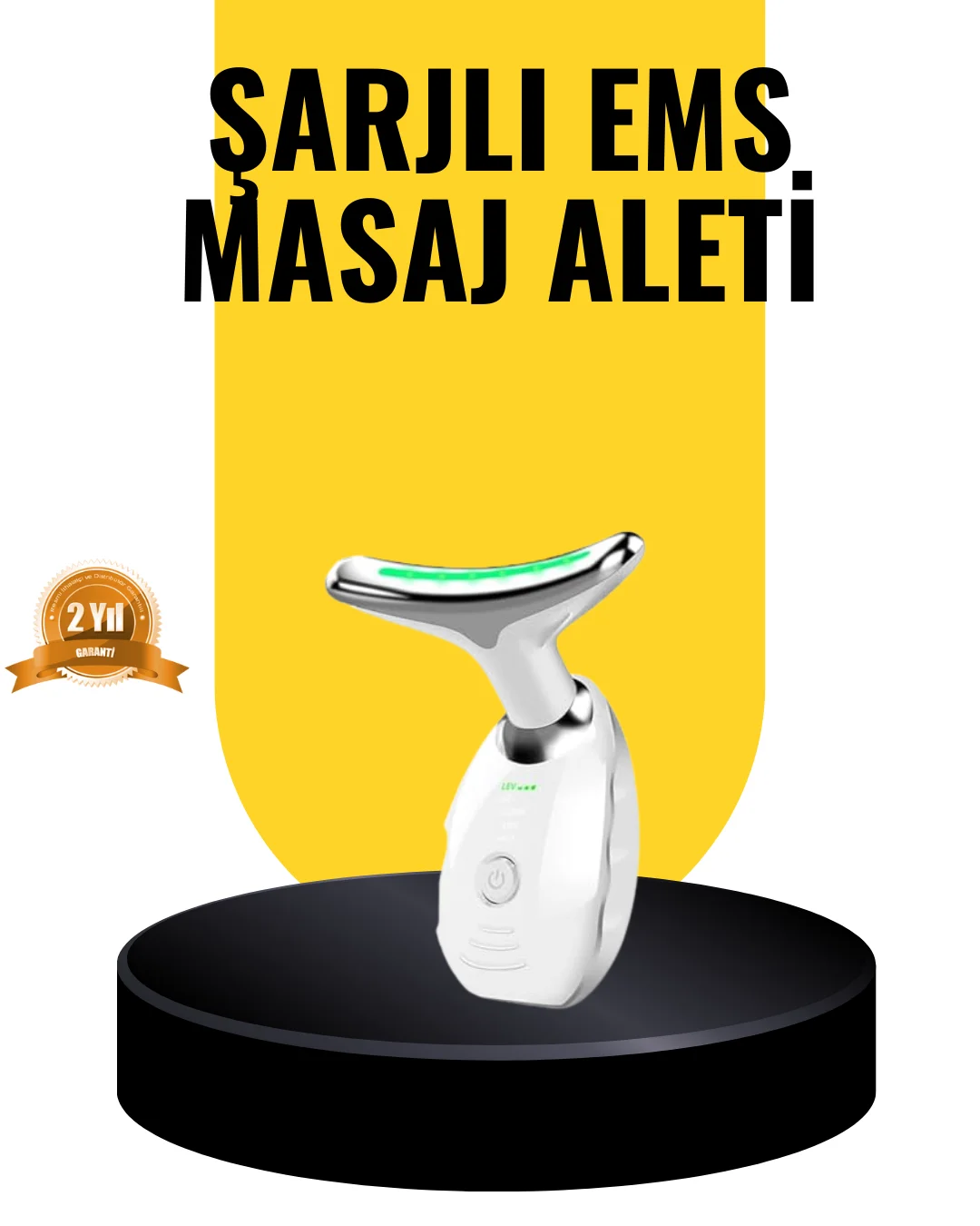 Kablosuz Şarjlı Yüz Masaj Cihazı | Cilt Yenileyici ve Nem Dengele