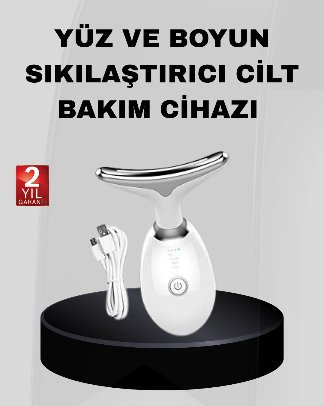 Kablosuz Şarjlı Yüz Sıkılaştırıcı Cihaz EMS Mikro Akım Anti-Aging Masaj Aleti Kablosuz Şarjlı Yüz Sıkılaştırıcı Cihaz EMS Mikro Akım Anti-Aging Masaj Aleti