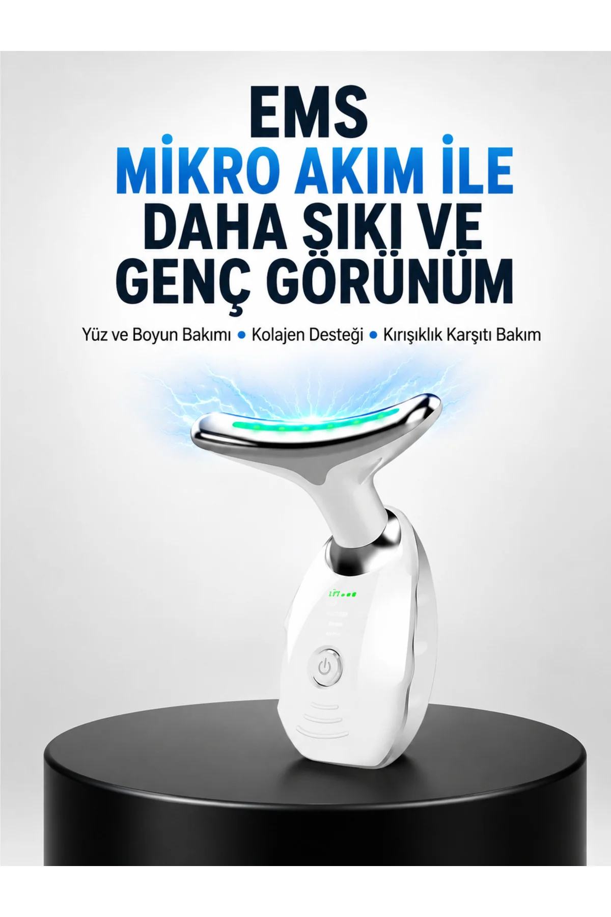 Kablosuz Şarjlı Yüz Masaj Cihazı | Cilt Yenileyici ve Nem Dengeleyici Kablosuz Şarjlı Yüz Masaj Cihazı | Cilt Yenileyici ve Nem Dengeleyici