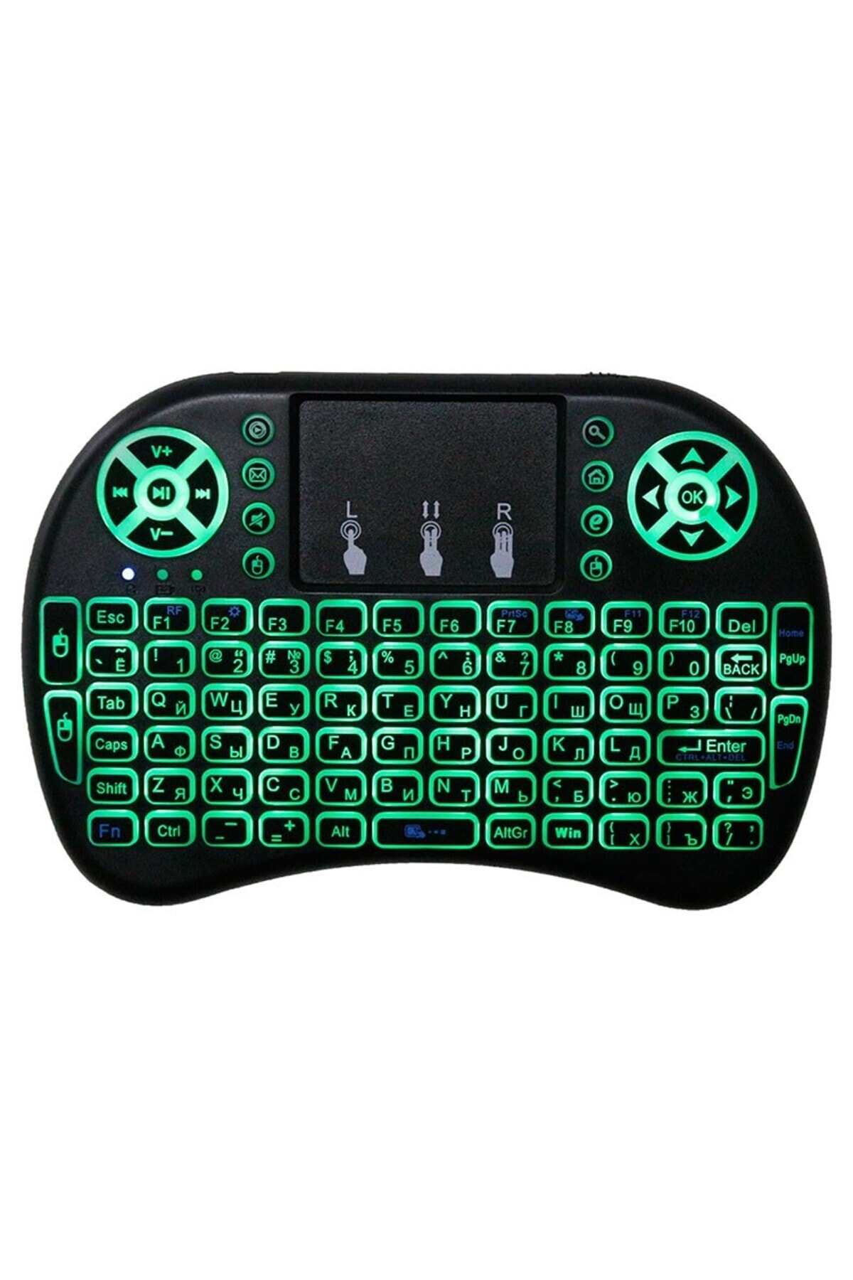 Torima Kablosuz Şarjlı Rgb Mini Klavye Pilli