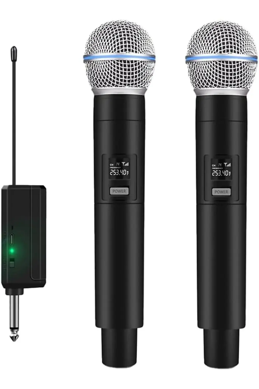 Kablosuz Şarkı Mikrofonu 6.35mm Amfi Hoparlör İçin 600 Hz ila 800