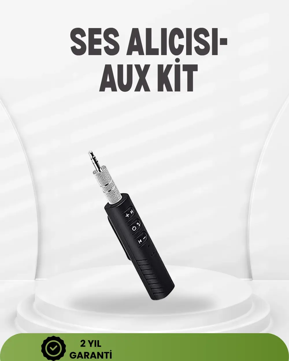 Kablosuz Ses Çözümü – 3.5mm Jaklı Bluetooth Müzik Alıcısı