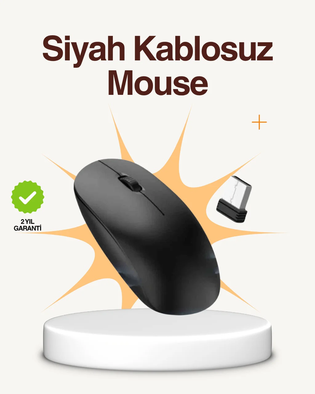 Kablosuz Sessiz Mouse Ayarlanabilir Dpı Ve Usb Bağlantılı 0