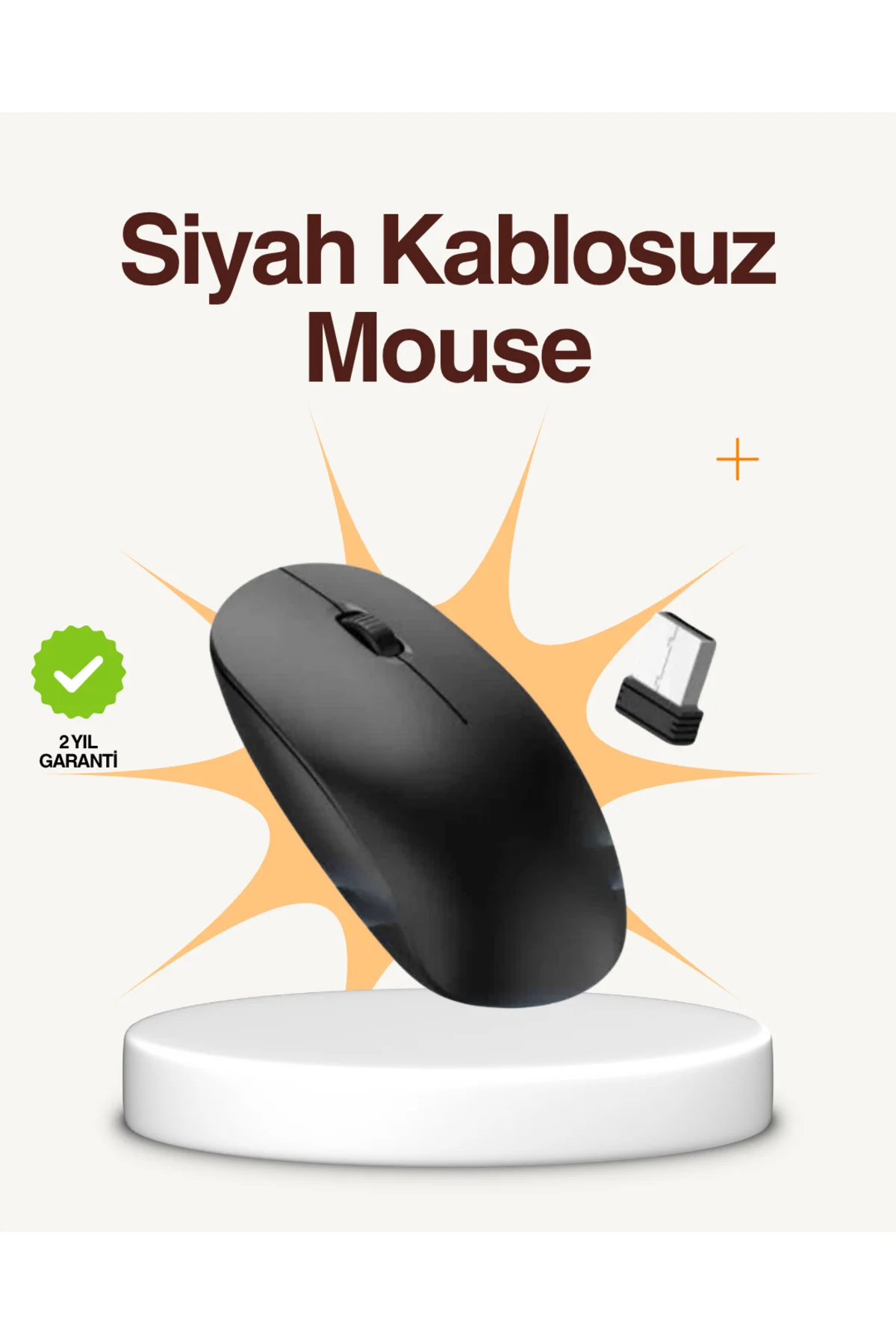 Kablosuz Sessiz Mouse – Ayarlanabilir Dpi Ve Usb Bağlantılı