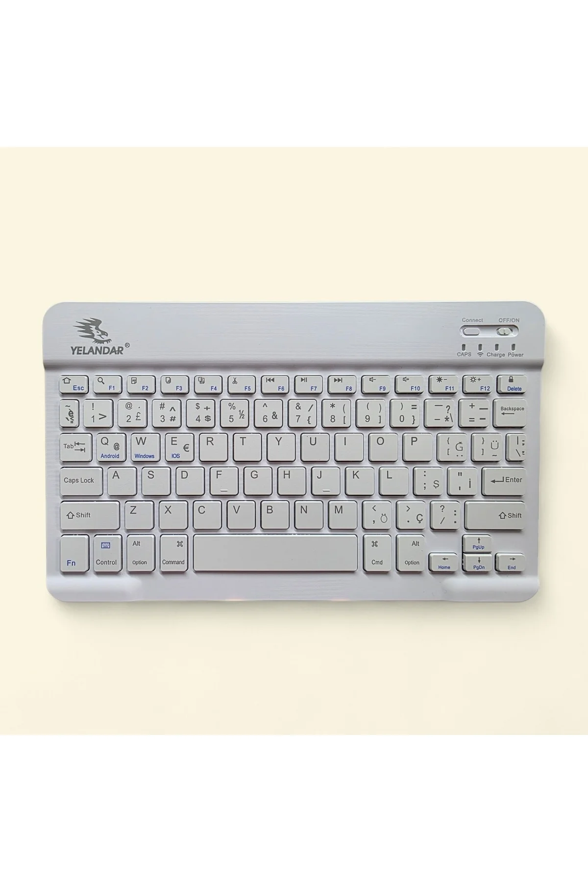 Kablosuz Set Türkçe Q Klavye Ve Mouse Seti, Tablet veya Bilgisayar İçin Kablosuz Klavye Mouse Seti B - Görsel 2