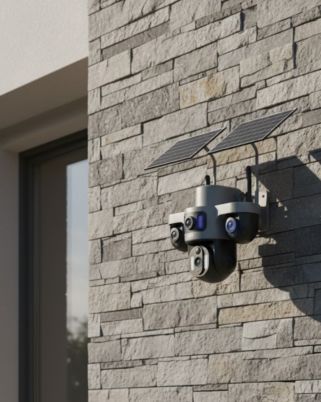 Kablosuz Solar IP Güvenlik Kamerası 12000mAh Bataryalı ve Hareket