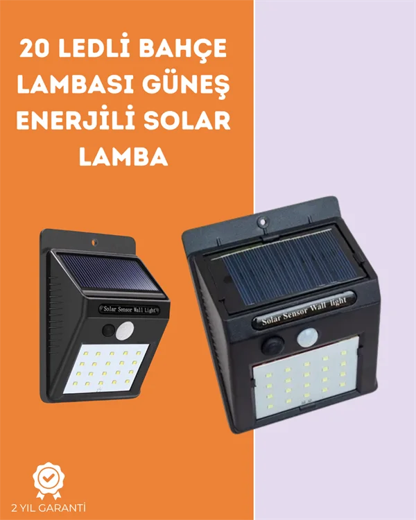 Kablosuz Solar LED Lamba | Bahçe, Veranda, Merdiven Işığı, Otomat