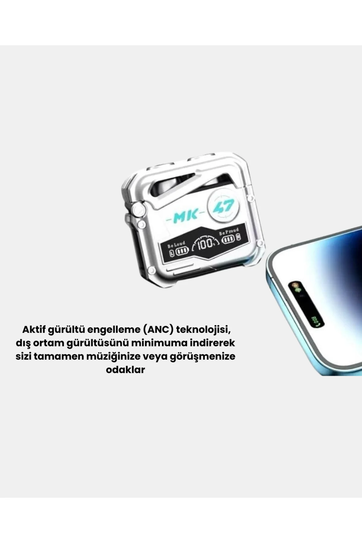 Kablosuz Spor Kulaklık – Düşük Gecikmeli Oyun Modu, Powerbank Şarj Kutusu