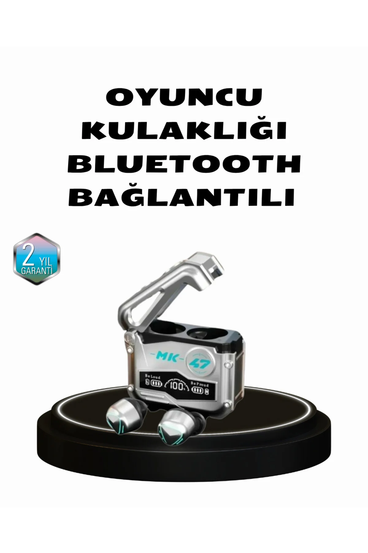 Kablosuz Spor Kulaklık – Düşük Gecikmeli Oyun Modu, Powerbank Şarj Kutusu