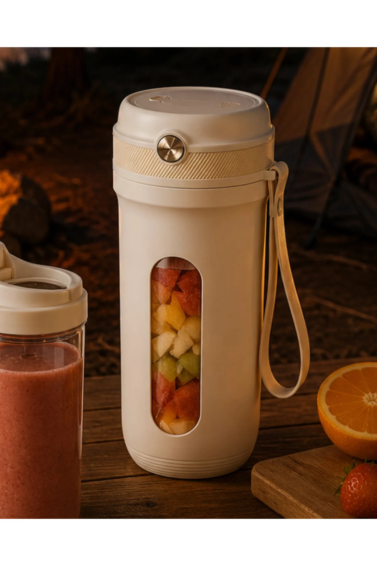Kablosuz Taşınabilir Blender Güçlü Motorlu Meyve Sıkıcı ve Smoothie Hazırlayıcı Kablosuz Taşınabilir Blender Güçlü Motorlu Meyve Sıkıcı ve Smoothie Hazırlayıcı