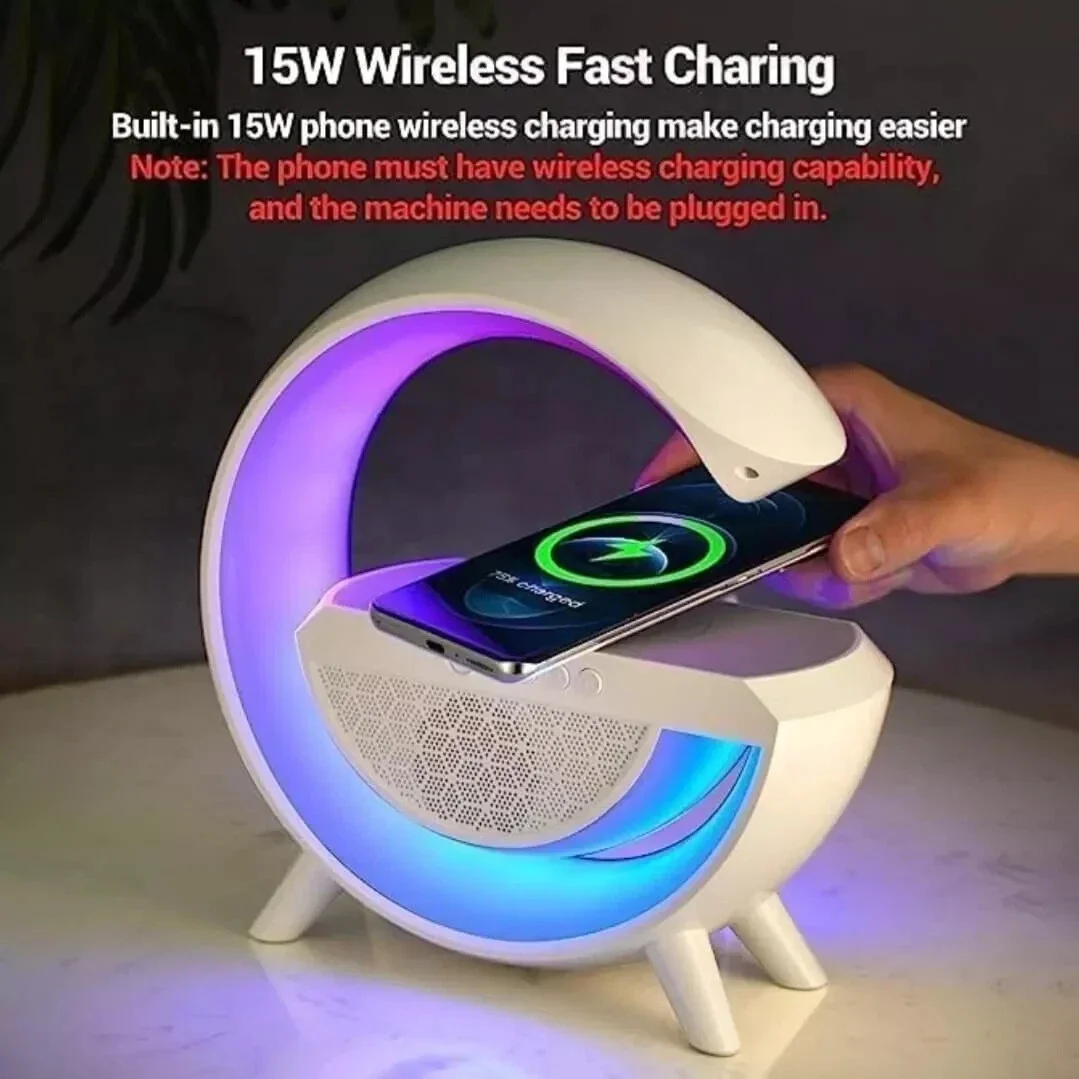 Kablosuz Telefon Şarj Bluetooth Hoparlör Istasyonu Ses Rgb Atmosfer Gece Işık Bt-2301 Bx40 Fiyatı, Yorumları ve Özellikleri