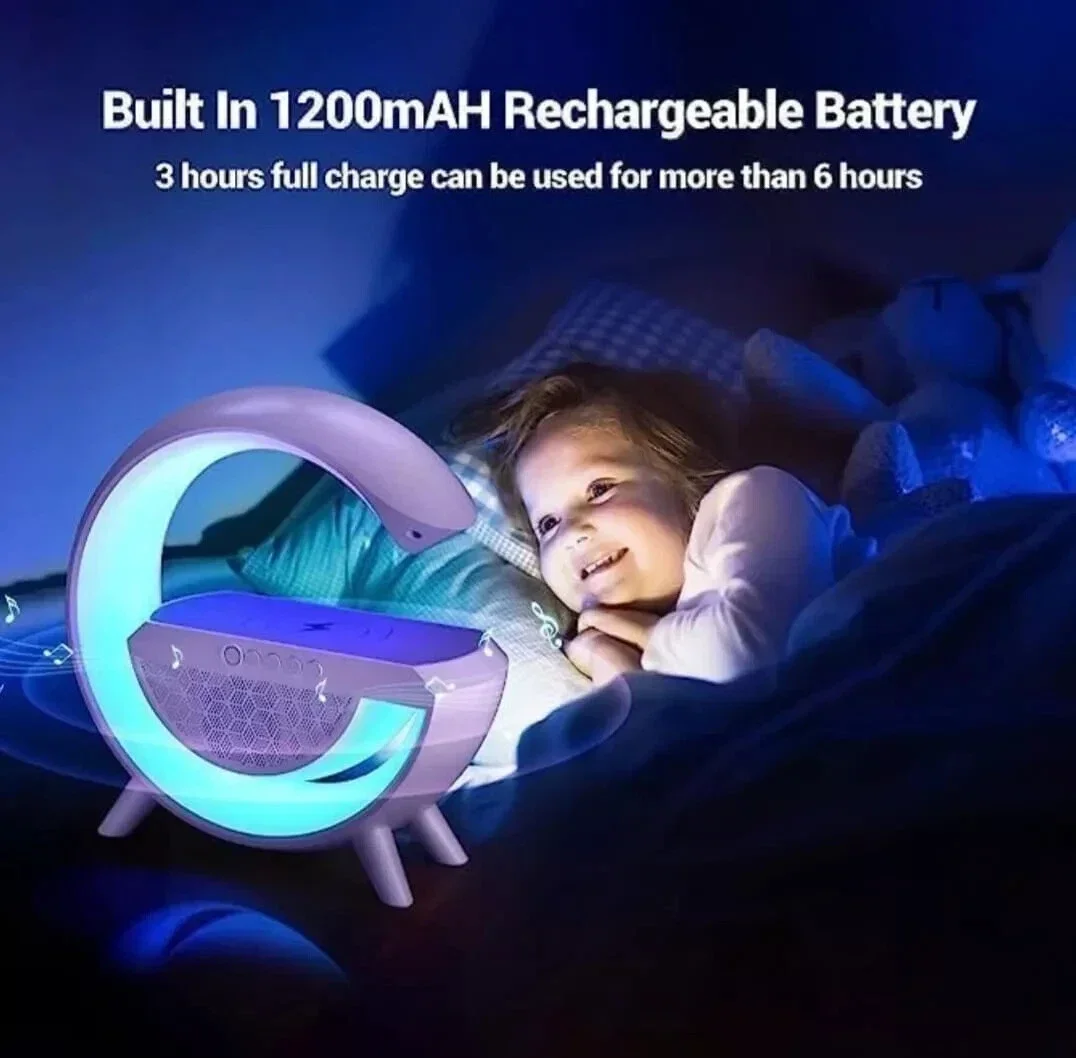 Kablosuz Telefon Şarj Bluetooth Hoparlör Istasyonu Ses Rgb Atmosfer Gece Işık Bt-2301 Fiyatı, Yorumları ve Özellikleri