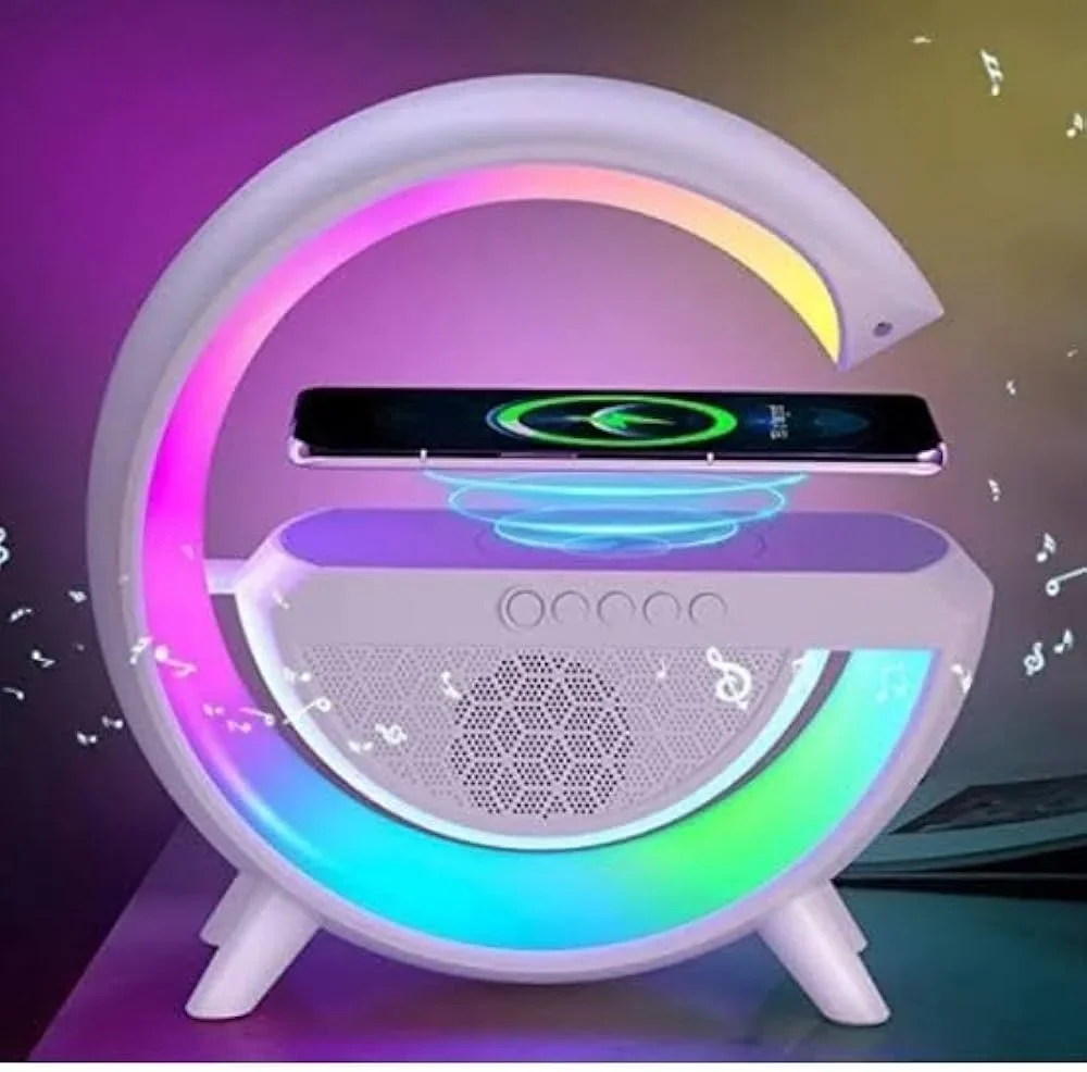 Kablosuz Telefon Şarj Bluetooth Hoparlör Istasyonu Ses Rgb Atmosfer Gece Işık Bt-2301 Fiyatı, Yorumları ve Özellikleri