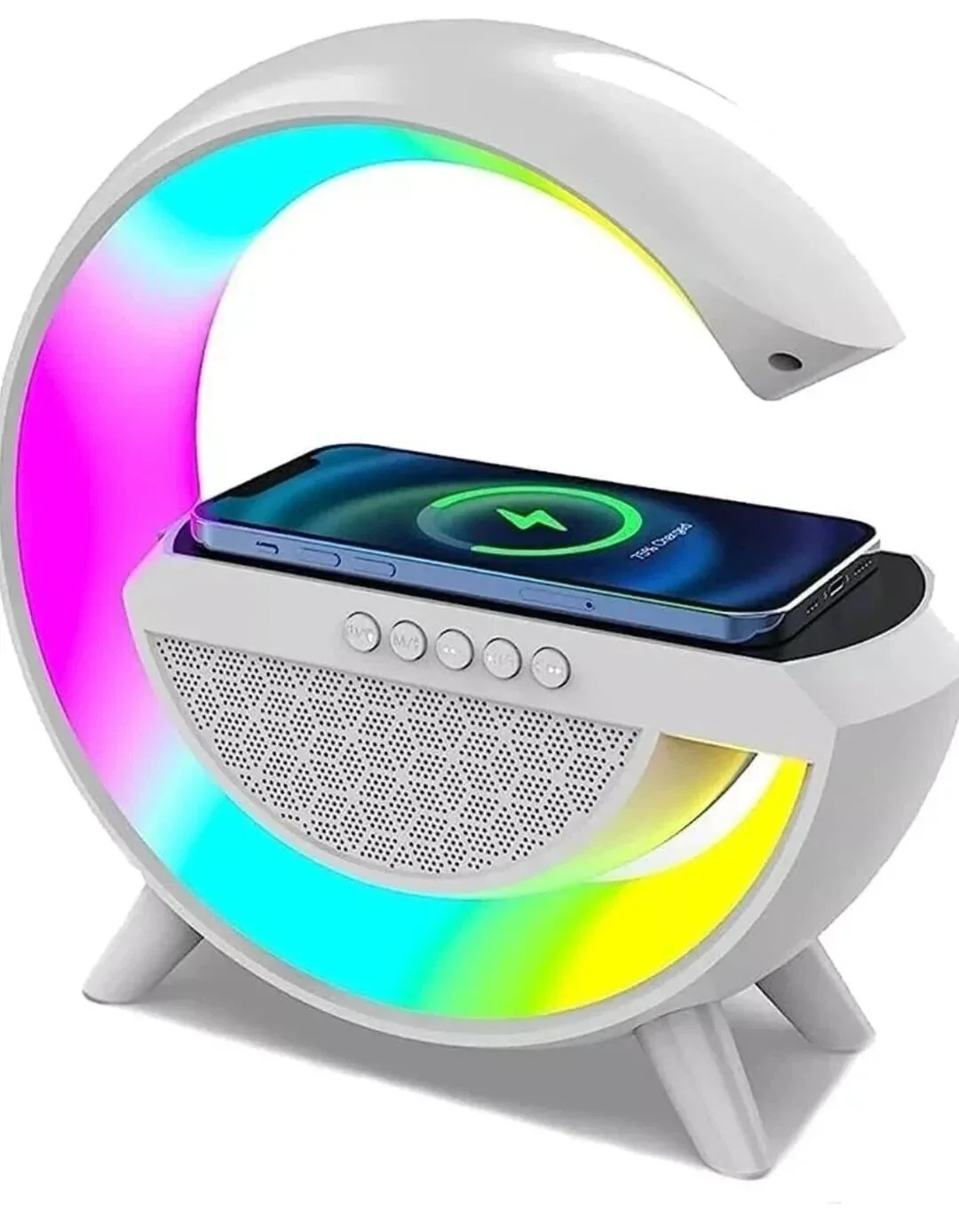 Kablosuz Telefon Şarj Bluetooth Hoparlör Istasyonu Ses Rgb Atmosfer Gece Işık Bt-2301 Bx40 Fiyatı, Yorumları ve Özellikleri