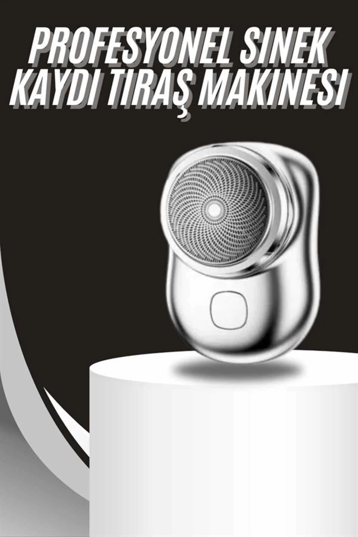 Kablosuz Tıraş Makinesi Günlük Hızlı Taşınabilir Şarjlı Yuvarlak 