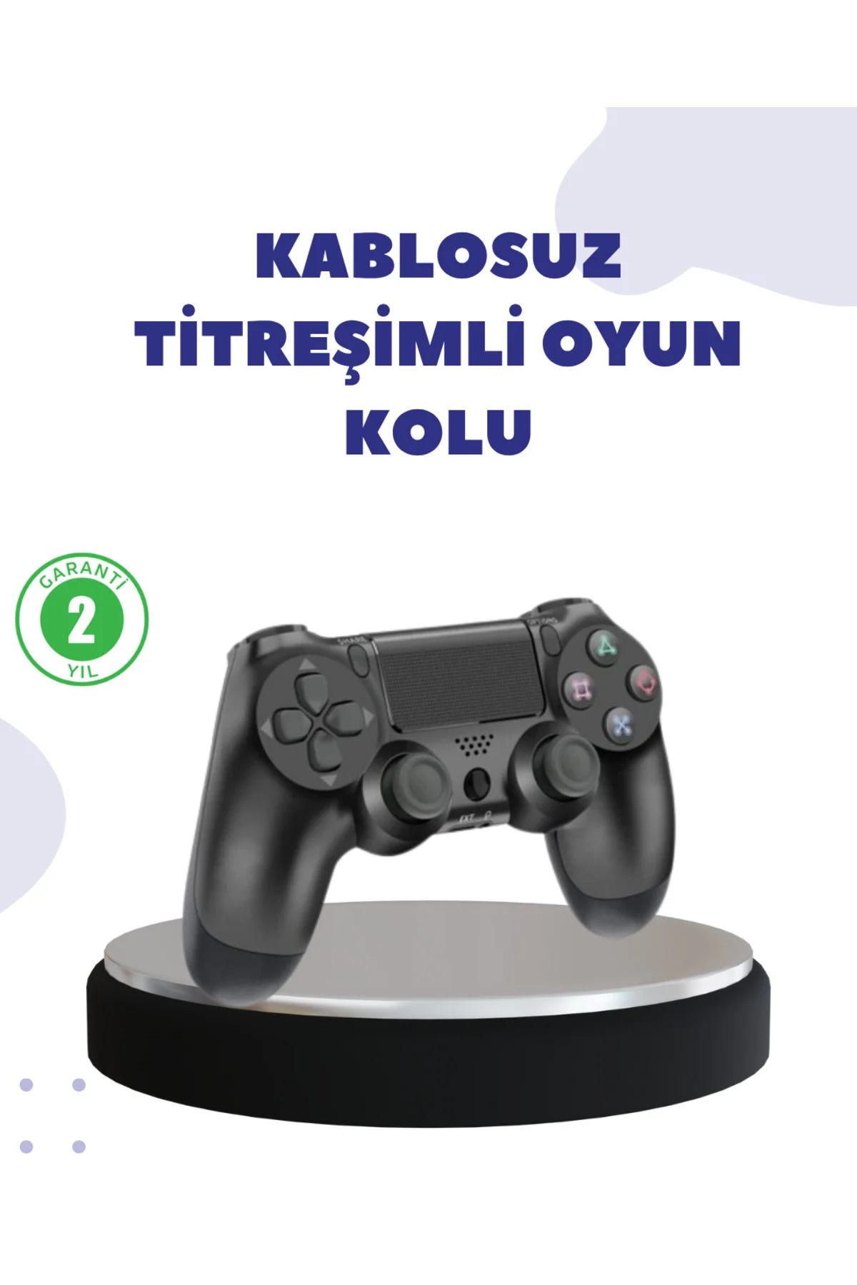 Kablosuz Titreşimli Oyun Kolu - Yüksek Hassasiyetli Analog Kontro