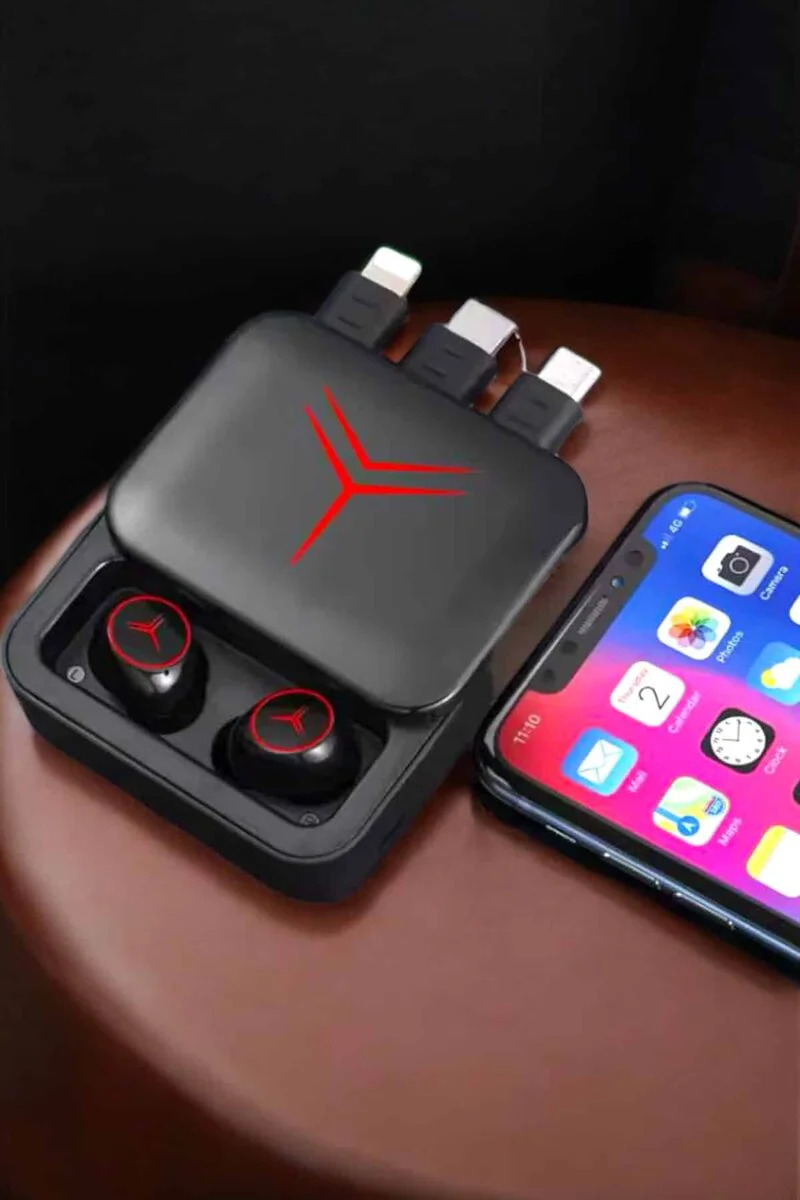Kablosuz TWS Bluetooth Kulaklık Powerbank Özellikli Yüksek Ses Kaliteli - Şık Tasarım