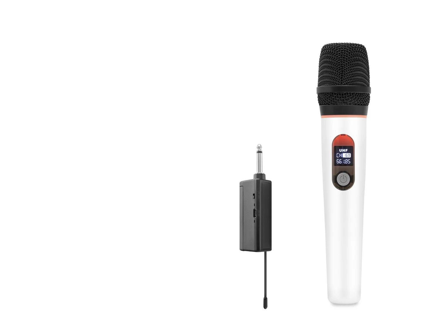 Kablosuz Uhf El Mikrofonu 6.35 Mm - Beyaz HDX2790B