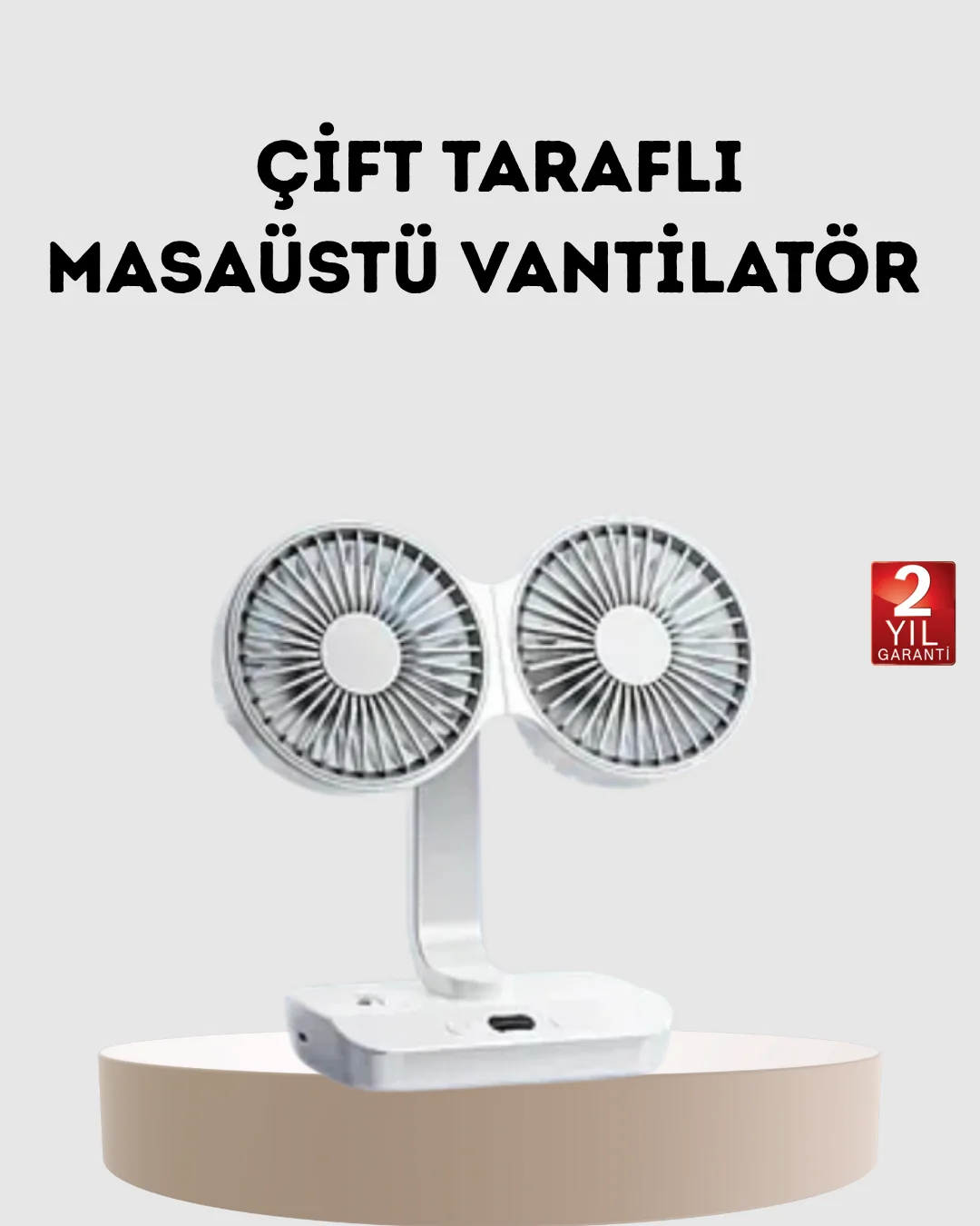 Kablosuz USB Şarjlı 720° Döner Masaüstü Fan – Çift Taraflı Serinlik ve Gece Lambası Kablosuz USB Şarjlı 720° Döner Masaüstü Fan – Çift Taraflı Serinlik ve Gece Lambası