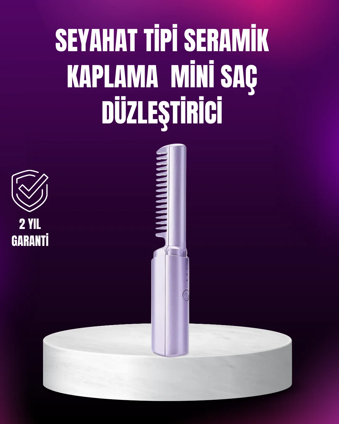Kablosuz USB Şarjlı Saç Düzleştirici Tarak – Seyahat Boy Fiyatı, Yorumları ve Özellikleri