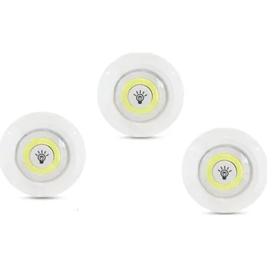 Kablosuz Uzaktan Kumandalı 3lü Led Lamba Seti Kablosuz Uzaktan Kumandalı 3lü Led Lamba Seti