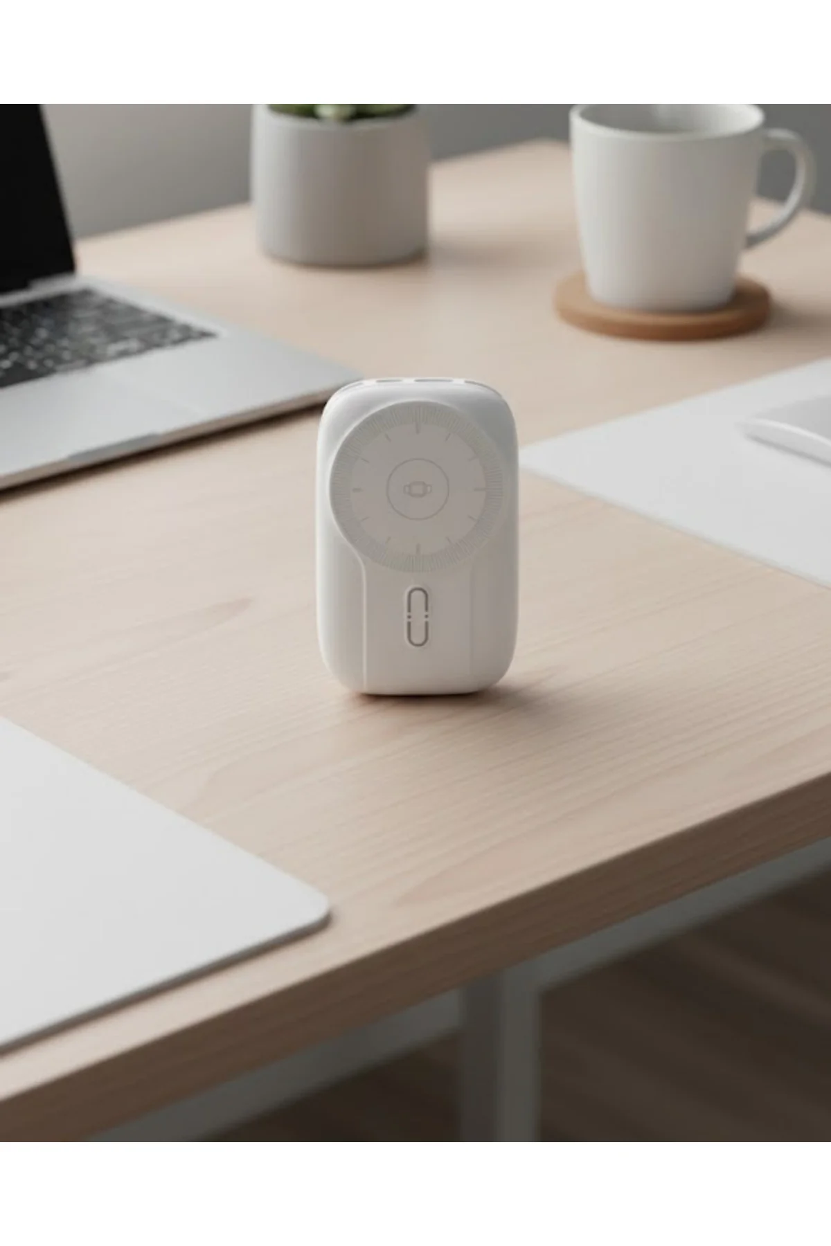 Kablosuz ve Kablolu Şarj Destekli 10000 mAh Taşınabilir Powerbank