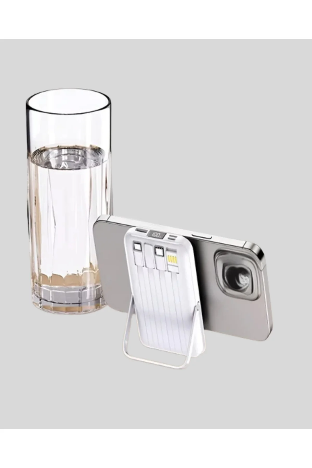 Kablosuz ve Kablolu Şarj Destekli Taşınabilir Powerbank