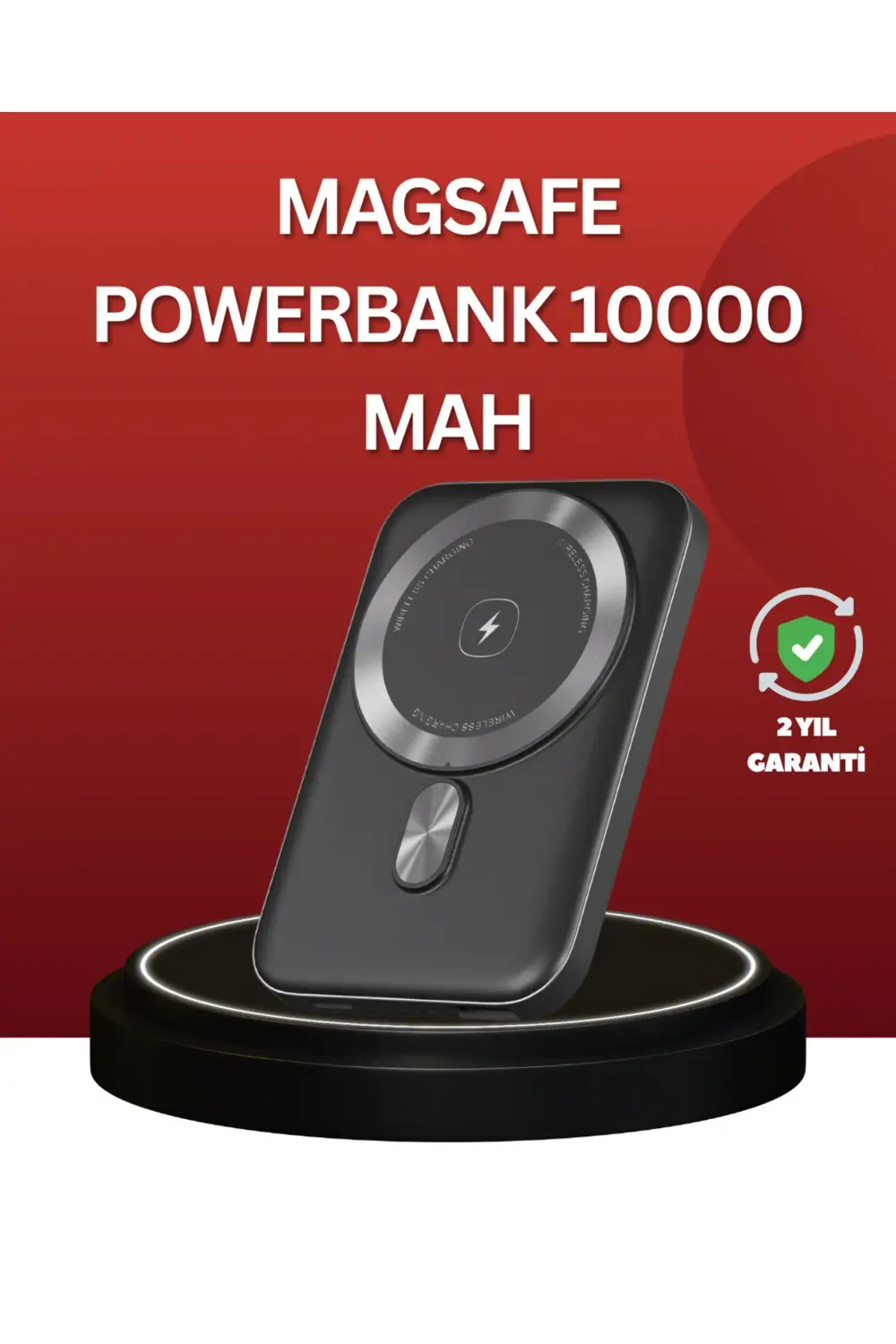 Kablosuz ve Kablolu Kullanım Sunan Taşınabilir Powerbank
