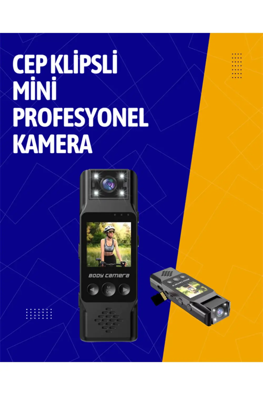 Kablosuz WiFi Bağlantılı Full HD Mini Kamera – Döngüsel Kayıt ve