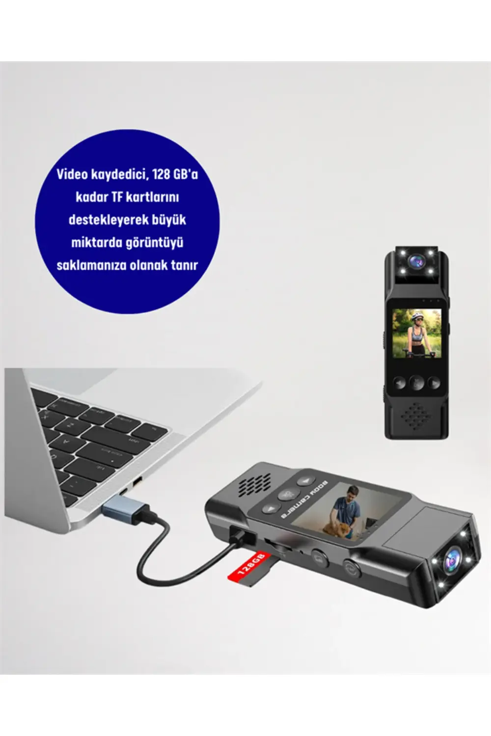 Kablosuz WiFi Bağlantılı Full HD Mini Kamera – Döngüsel Kayıt ve