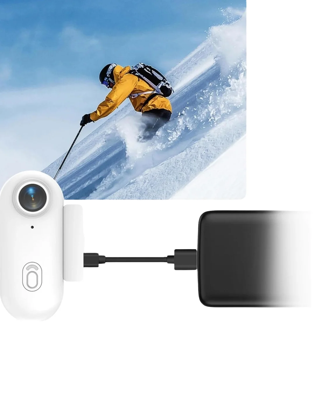 Kablosuz WiFi Spor Kamera 4K Full HD Su Geçirmez 30 Metre Derinli