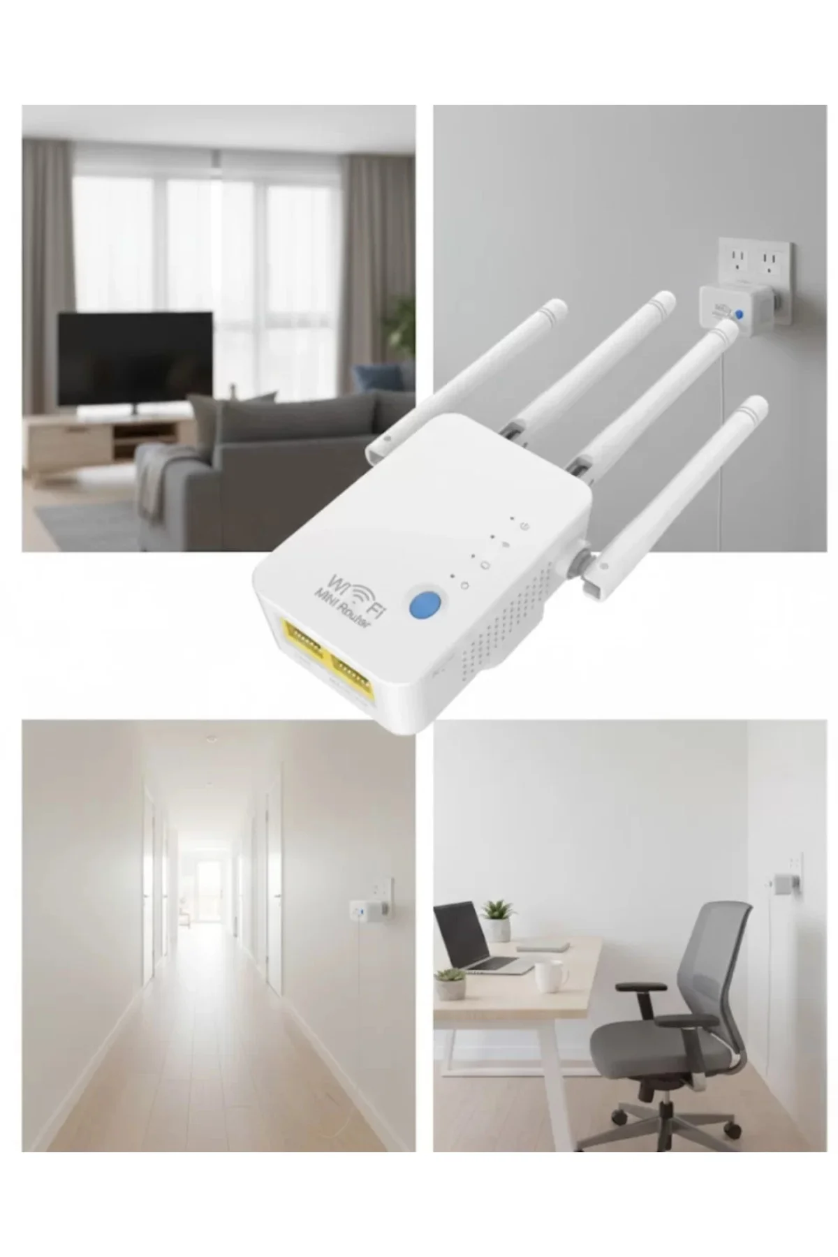 Kablosuz Wifi Tekrarlayıcı 300mbps
