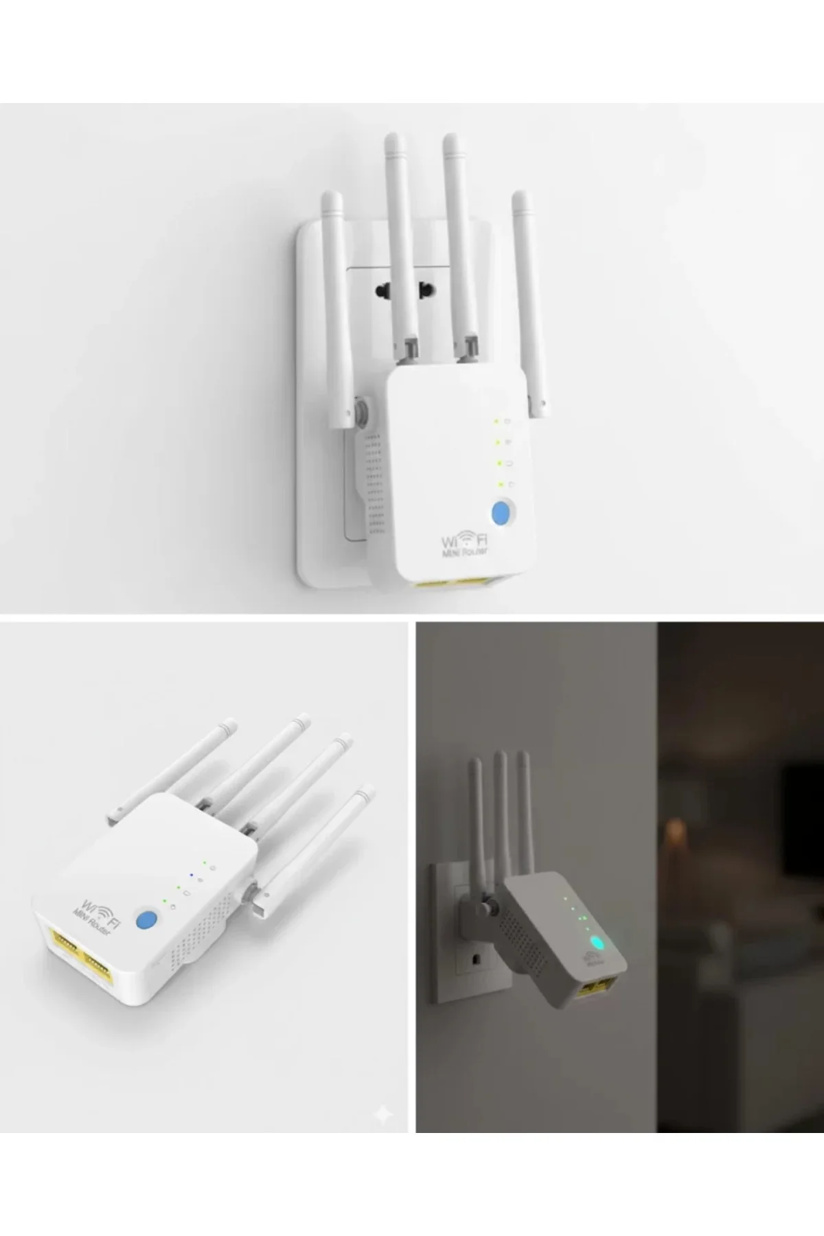Kablosuz Wifi Tekrarlayıcı 300mbps