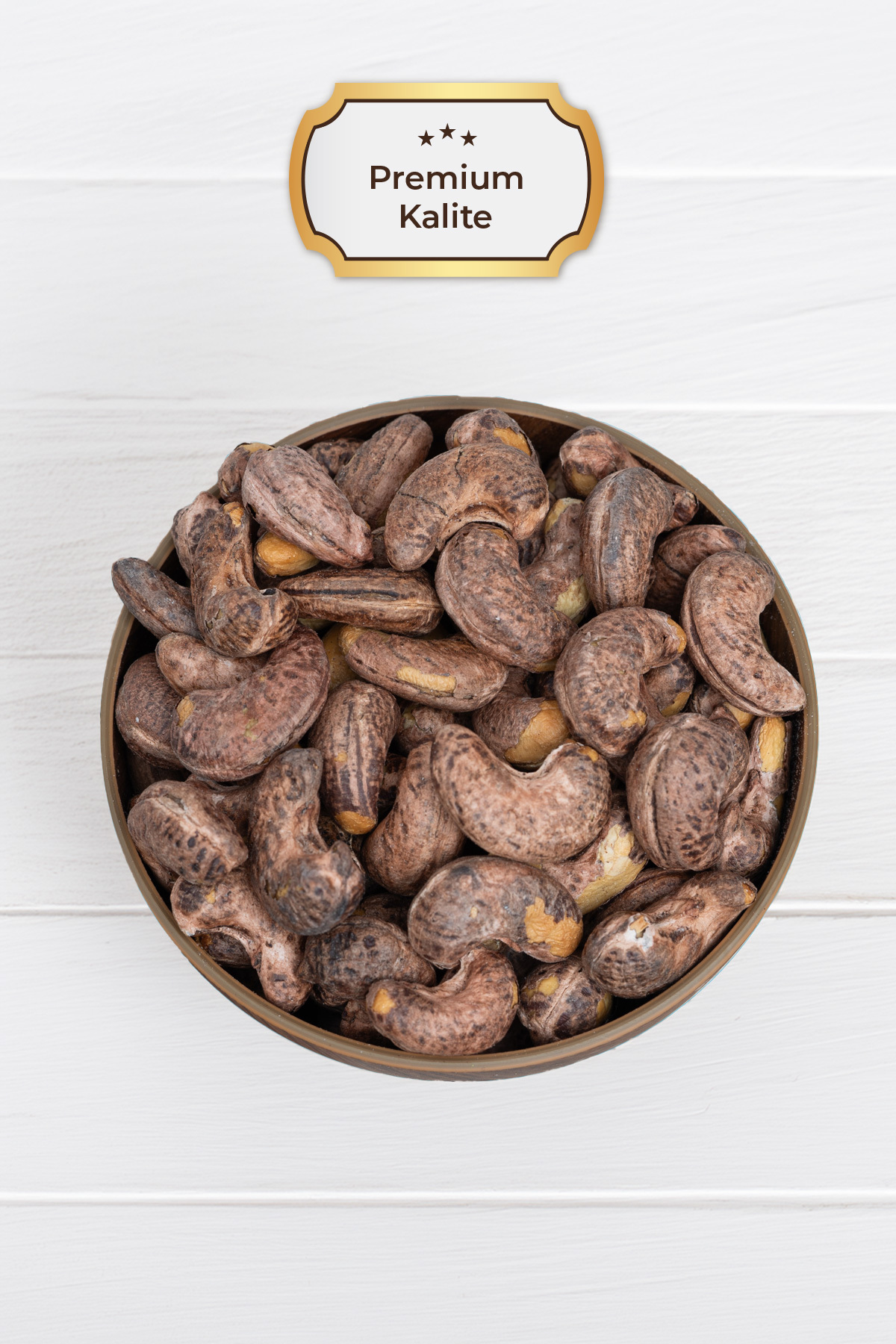 Kabuklu (Zarlı) Jumbo Kaju - 1kg – Yağsız Kavrulmuş - Fırınlanmış