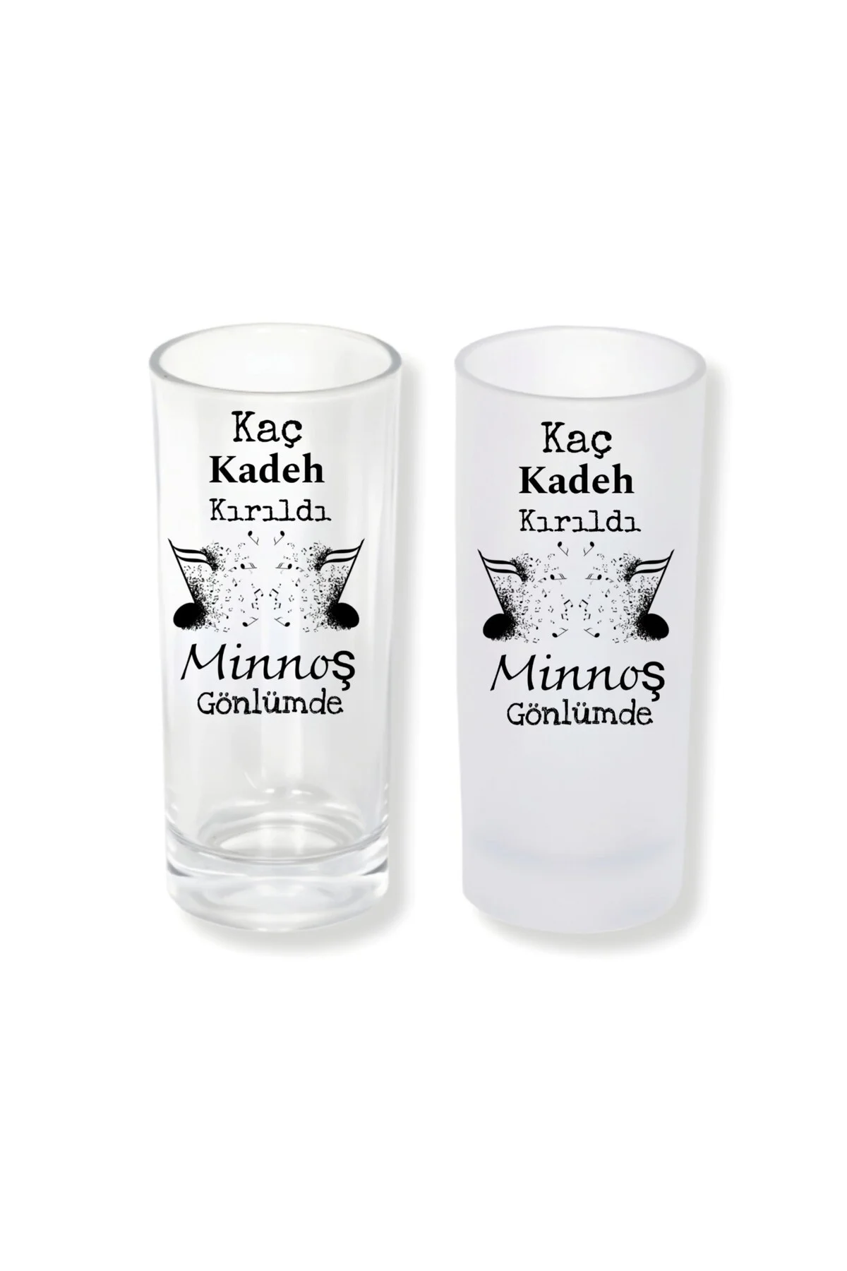 Kaç Kadeh Kırıldı Buzlu / Buzsuz Seçenekli Rakı Bardağı – 1 Adet 
