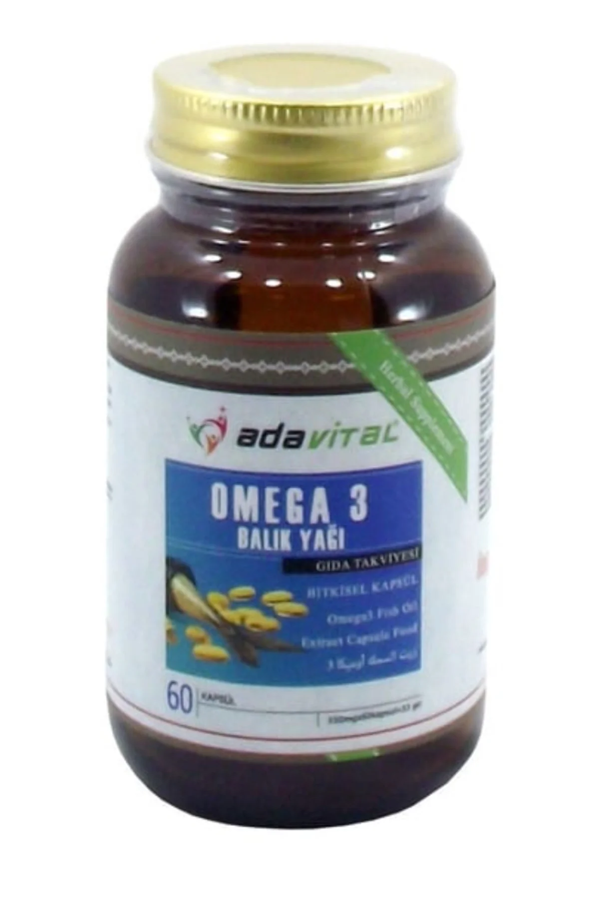 Kademgiller Adavital OMEGA 3 60 lı Jel Kapsül