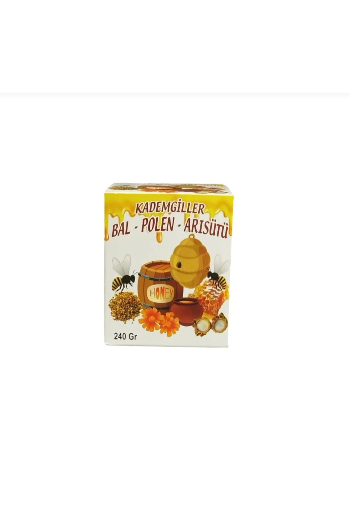 Kademgiller Bal Polen Arı sütü Macunu 240gr Kademgiller Bal Polen Arı sütü Macunu 240gr - Görsel 2