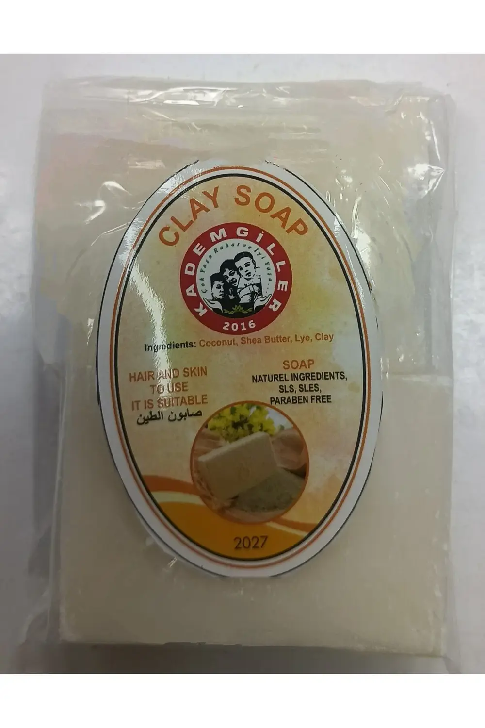 Kademgiller Beyaz Kil Sabunu 2 li (200gr)