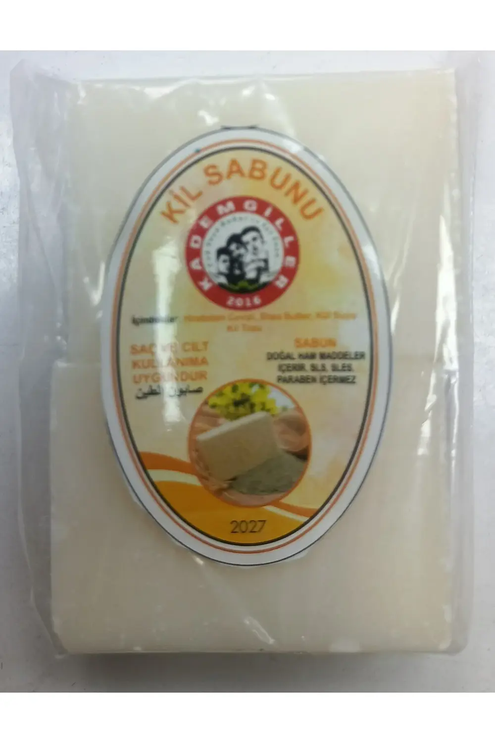 Kademgiller Beyaz Kil Sabunu 2 li (200gr)