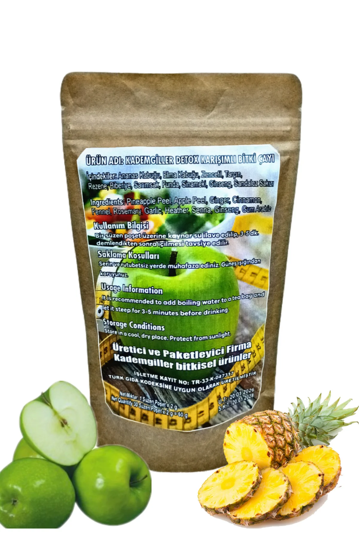 Kademgiller Detox Bitkisel Karışımlı Çay Kademgiller Detox Bitkisel Karışımlı Çay - Görsel 2