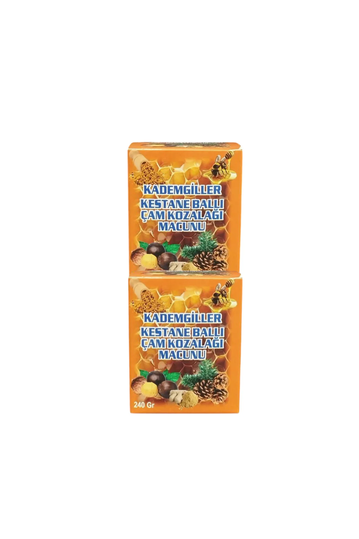 Kademgiller Kestane Ballı Çam Kozalağı Macunu 240gr Kademgiller Kestane Ballı Çam Kozalağı Macunu 240gr - Görsel 2