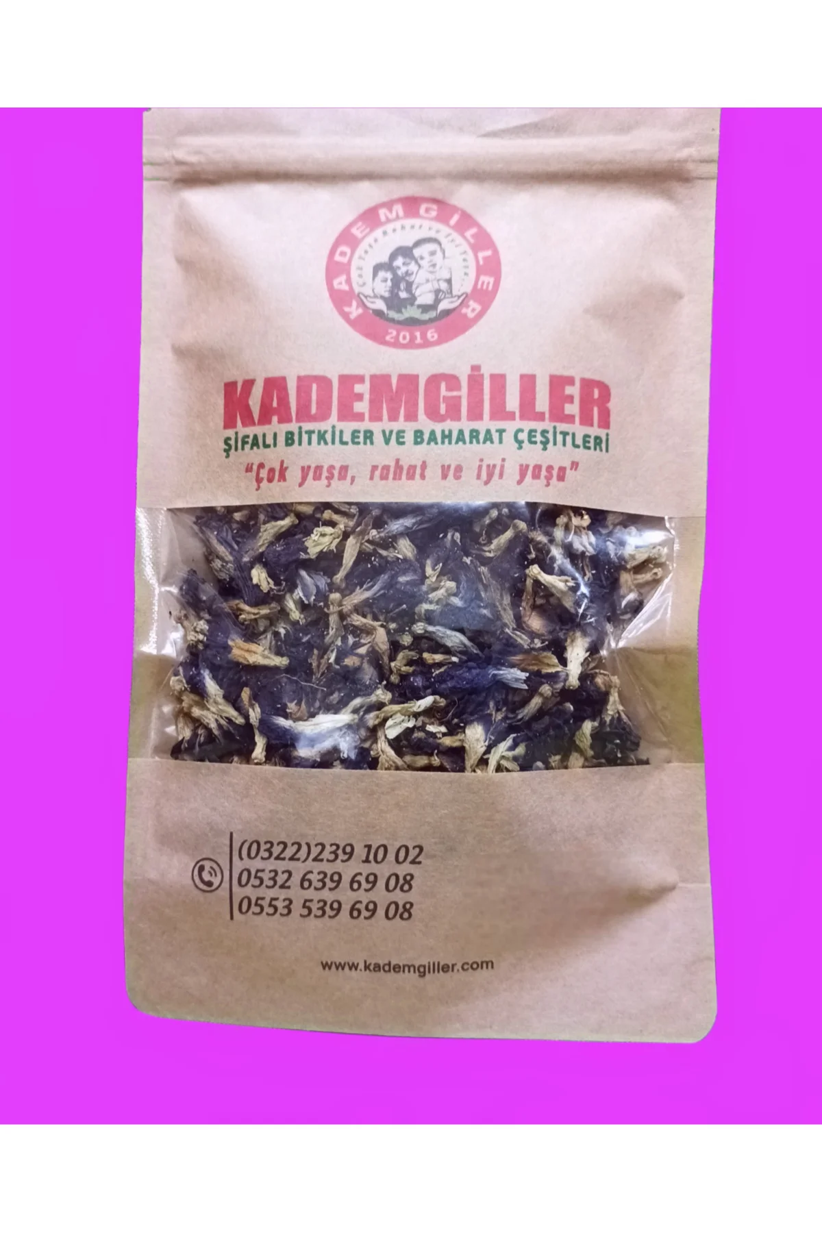 Kademgiller Mavi Kelebek Çiçeği 50gr Kademgiller Mavi Kelebek Çiçeği 50gr