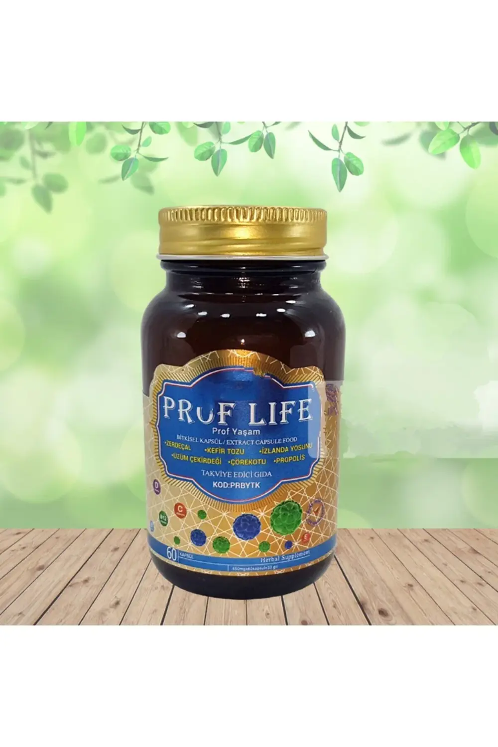 Kademgiller Prof Life Probiyotik 60 lı Bitkisel Karışımlı Kapsül