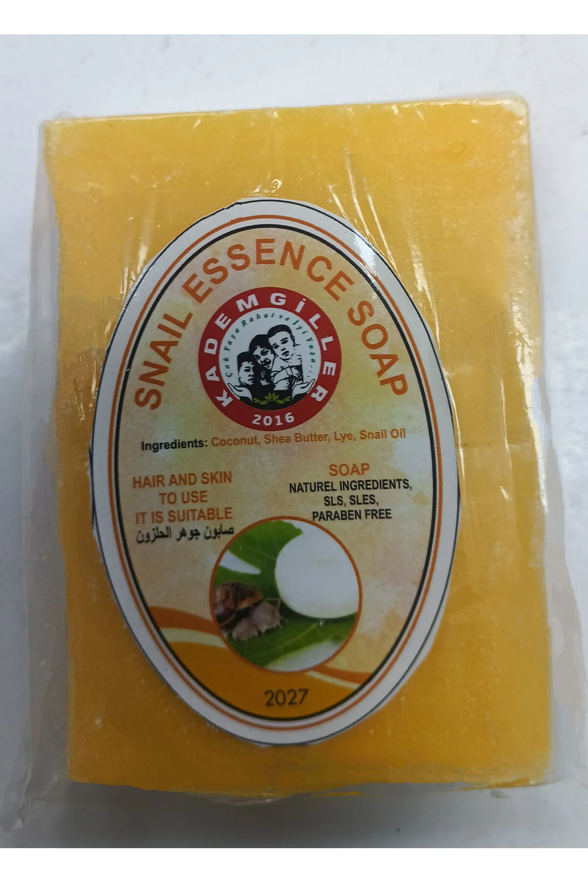 Kademgiller Salyangoz Özlü Sabun 2 li (200gr) - Görsel 2