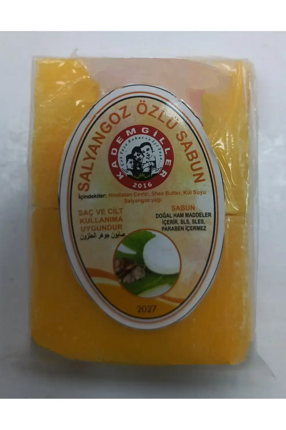 Kademgiller Salyangoz Özlü Sabun 2 li (200gr)