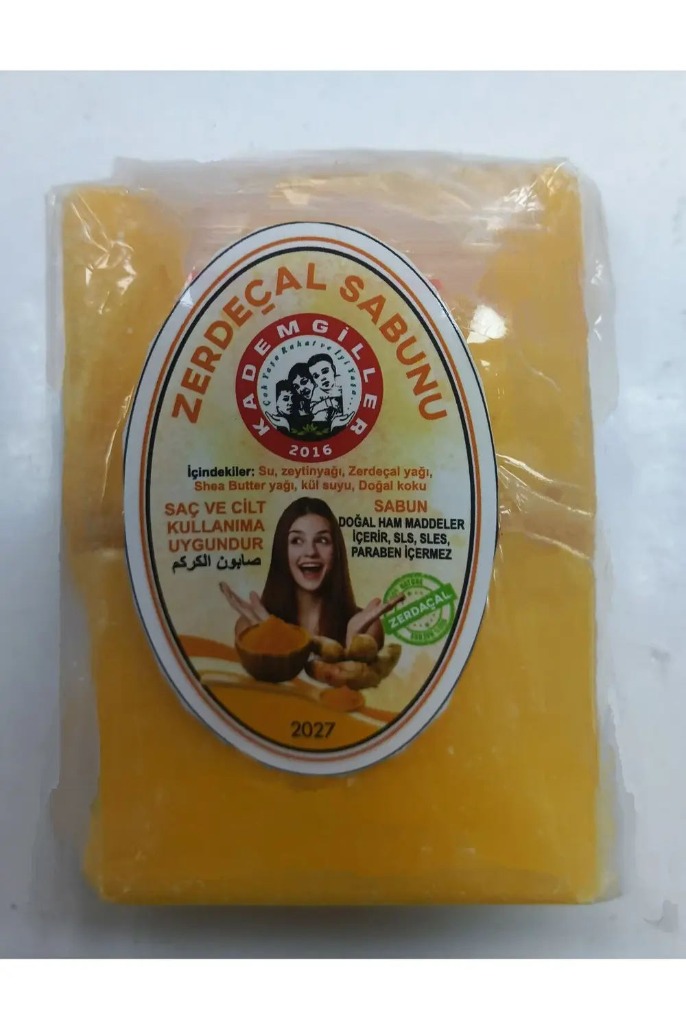 Kademgiller Zerdeçal Özlü Sabun 2 li (200gr)