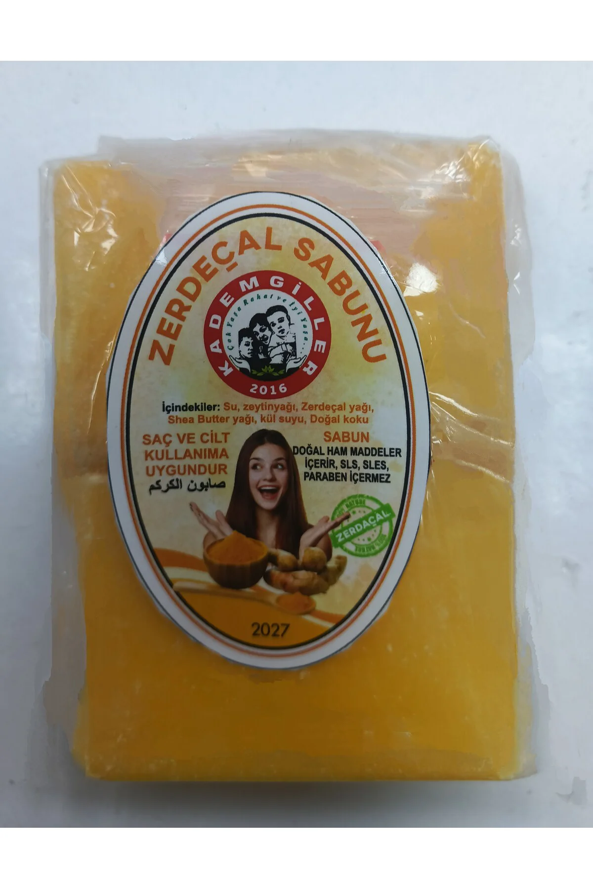 Kademgiller Zerdeçal Özlü Sabun 2 li (200gr)