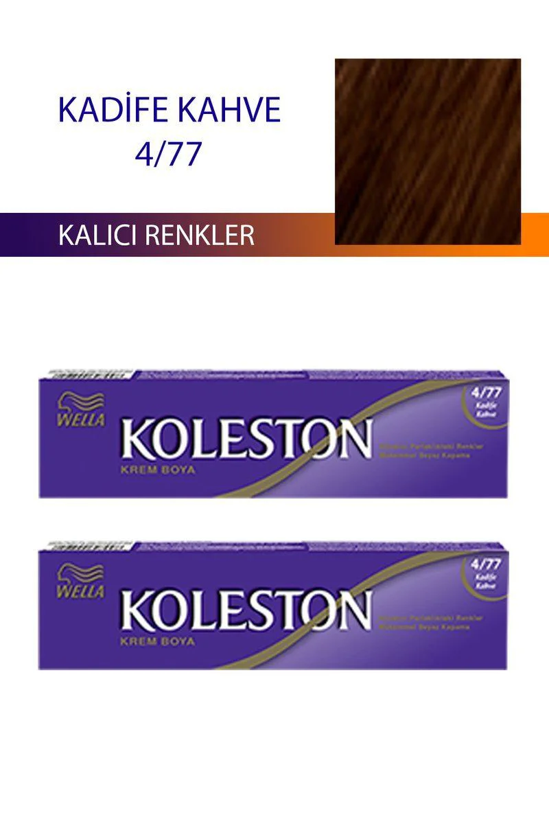 Kadife Kahve 4/77 Saç Boyası – 2 Adet 60ml, %100 Beyaz Kapama, 8 Hafta Kalıcı Fiyatı, Yorumları ve Özellikleri